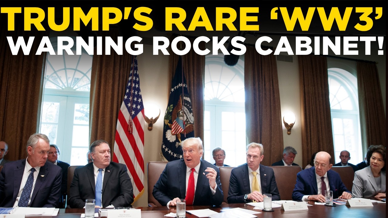 LIVE | Donald Trump And His Cabinet Issues Fresh Warning | TRUMP | WORLD NEWS LIVE
