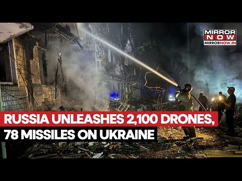 Russia Unleashes Air Blitz Across Ukraine! 2,100 Drones, 78 Missiles In A Week; Zelenskyy Reacts