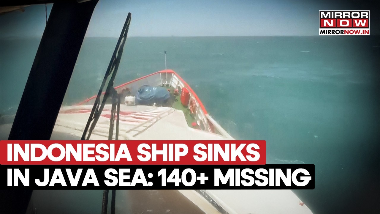 Indonesian Ship With 241 Passengers VANISHES In Java Sea, Rescue Hunt Begins After Bad Weather