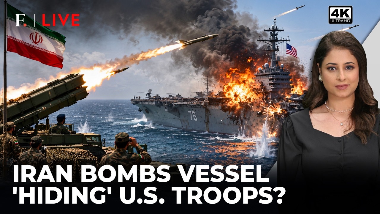 Americans In Iran’s Line Of Fire? IRGC Hits US-Contracted Vessel Near Hormuz | Firstpost Live | 4K