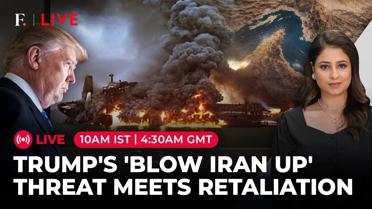 LIVE: Iran Downs Drone, Trump’s Chilling Threat As Hormuz Standoff Deepens | Firstpost Live