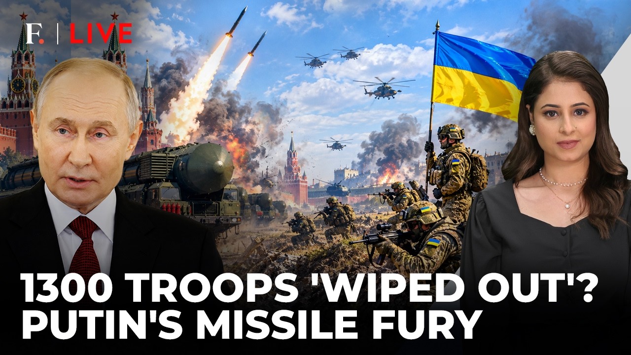 1,300 Troops ‘Lost’ In 24 Hours…Russia Claims Massive Ukraine Battlefield Toll | Firstpost Live
