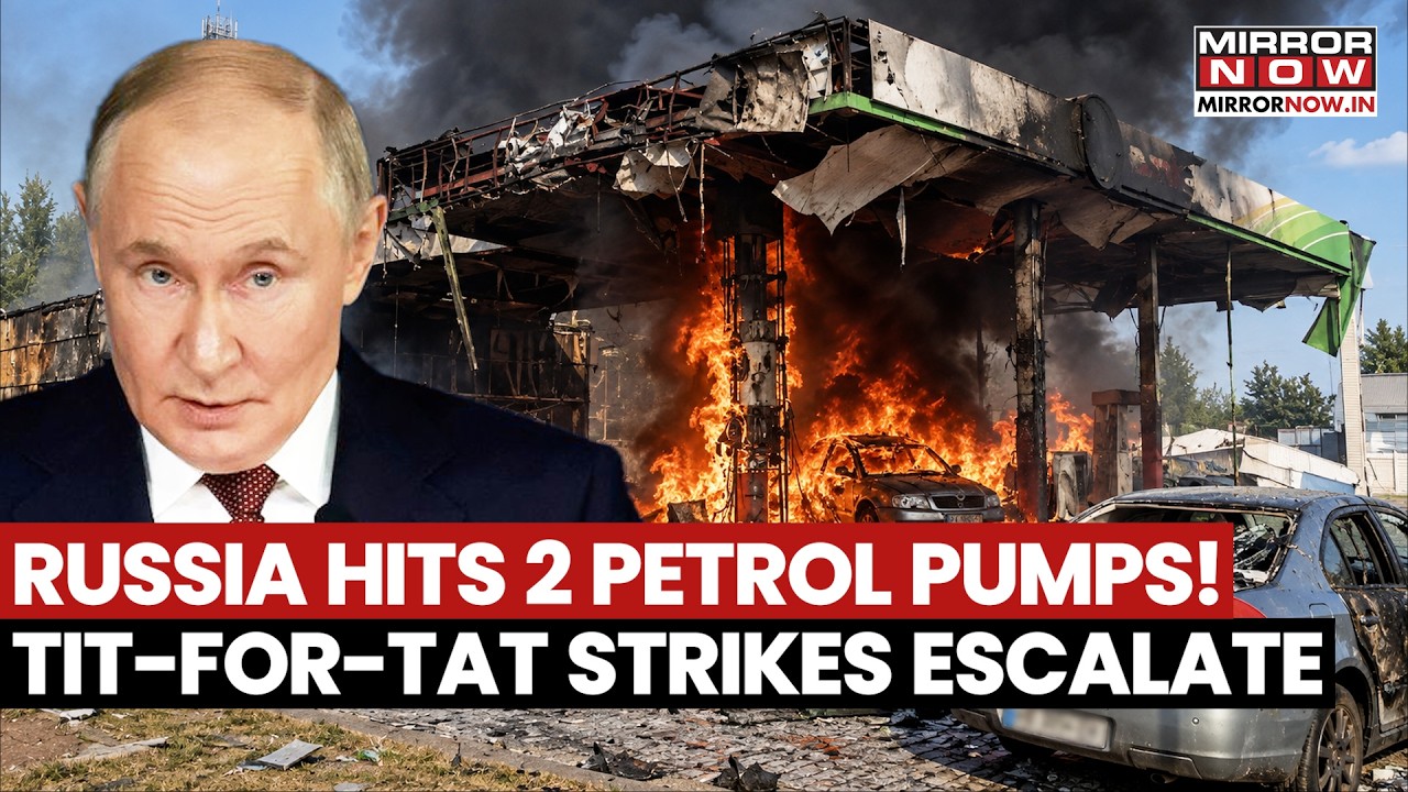 RUSSIA’S NEW STRIKE WAVE! 2 PETROL PUMPS TARGETED as Retaliatory Attacks Escalate Amid Tensions