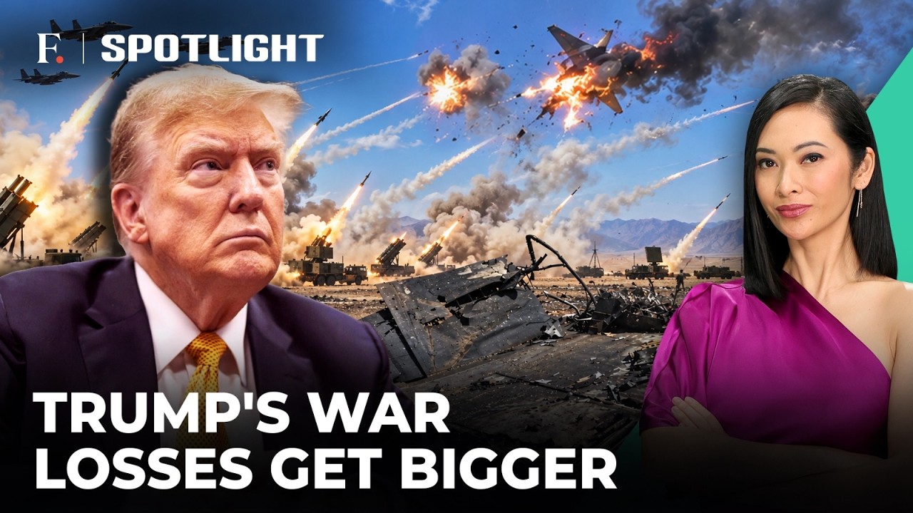 Trump’s Iran War Bill Mounts: Jets Lost, Bases Damaged & Naval Supply Crisis Explained | Spotlight