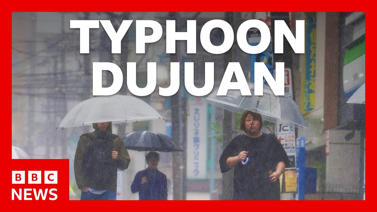 Typhoon hits Japan: Nearly two million urged to evacuate | BBC News