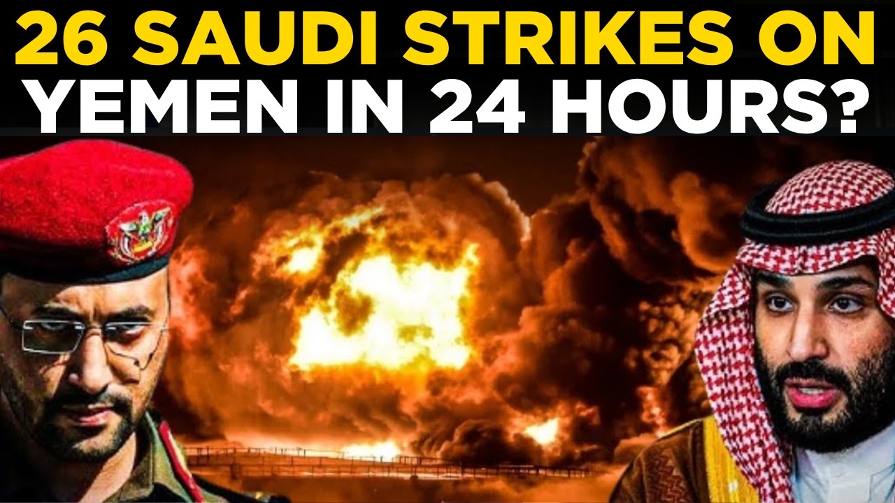 LIVE NEWS | Houthis Accuse Saudi Arabia of Launching 26 Attacks in 24 Hours | WAR LIVE