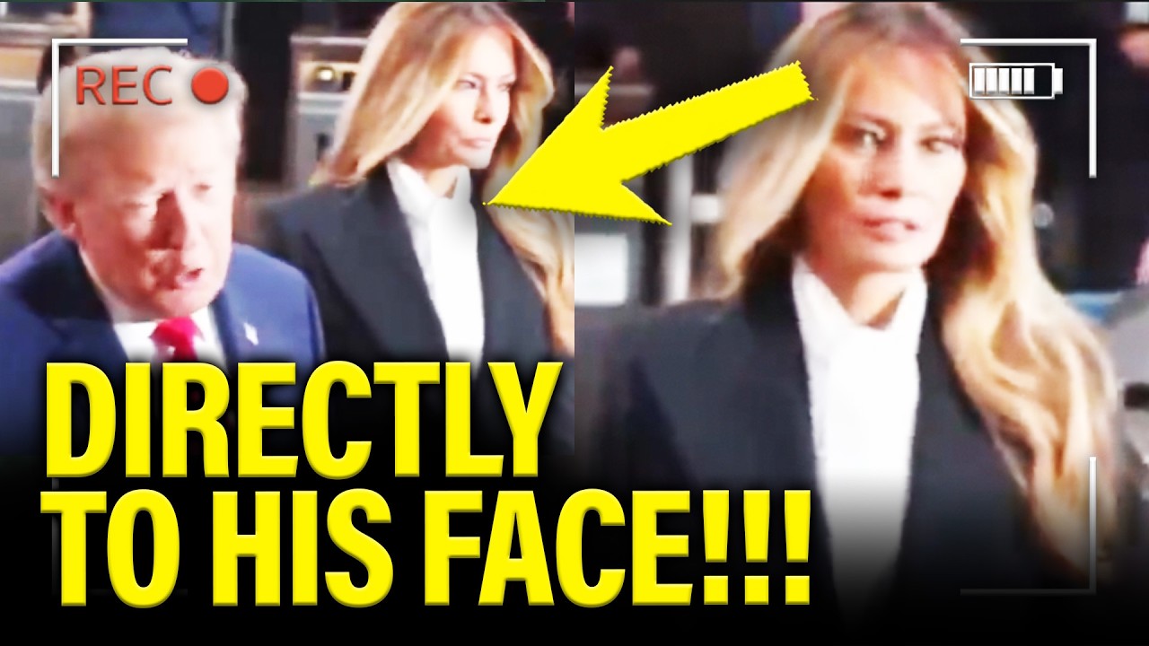 🚨 Reporter RIPS Trump DIRECTLY in front of MELANIA…
