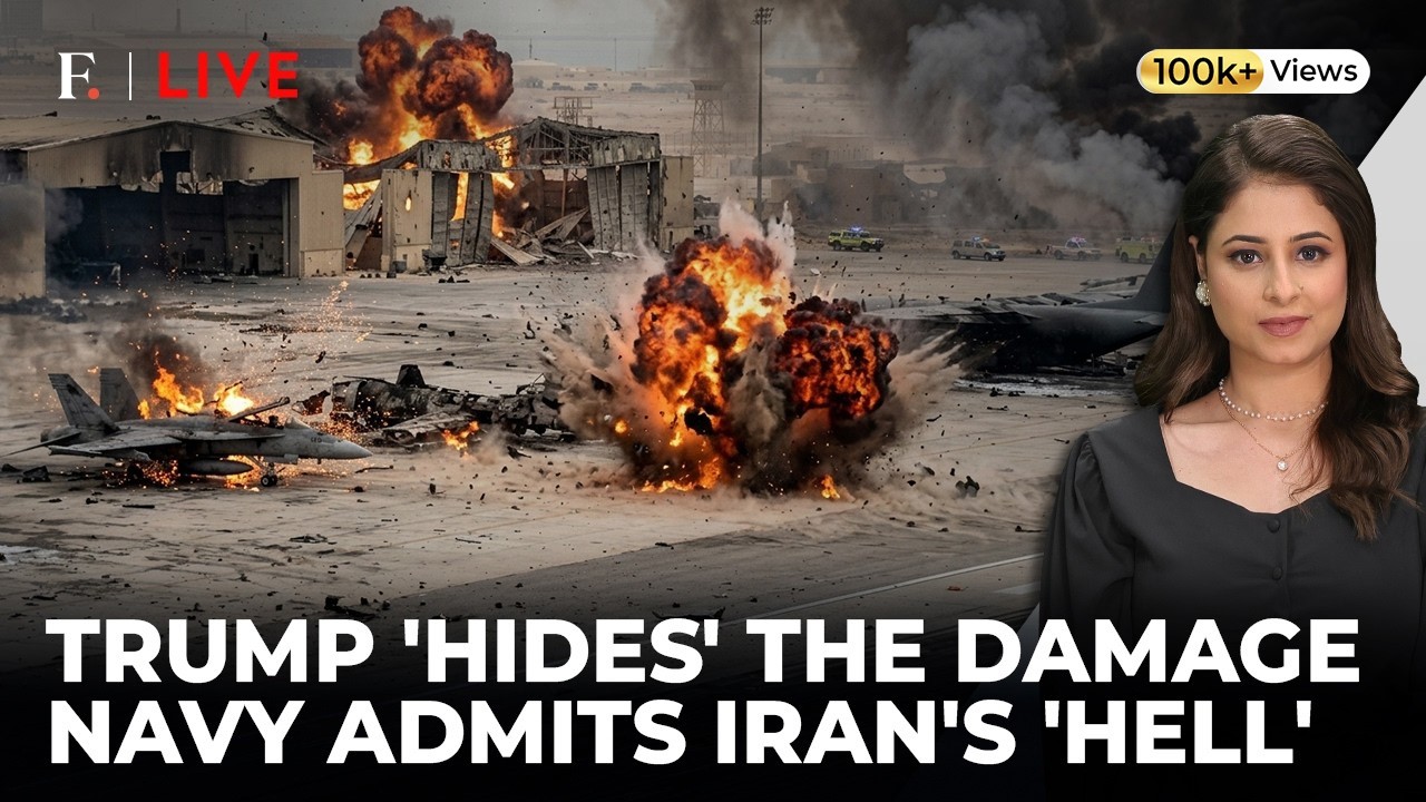 ‘Iran Blew The Hell…’: US Navy’s Big Admission After Iran ‘Destroys’ Bahrain Base |Firstpost Live