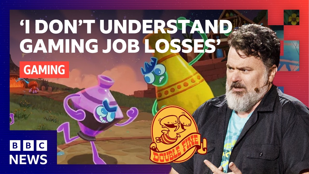 Double Fine’s Tim Schafer on state of gaming industry | BBC News