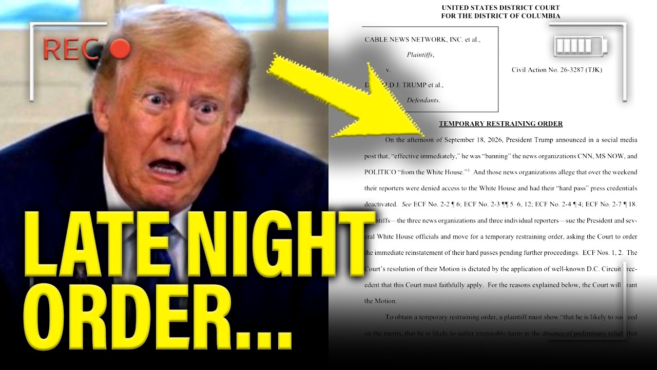 BREAKING: Trump LOSES MEDIA BAN…