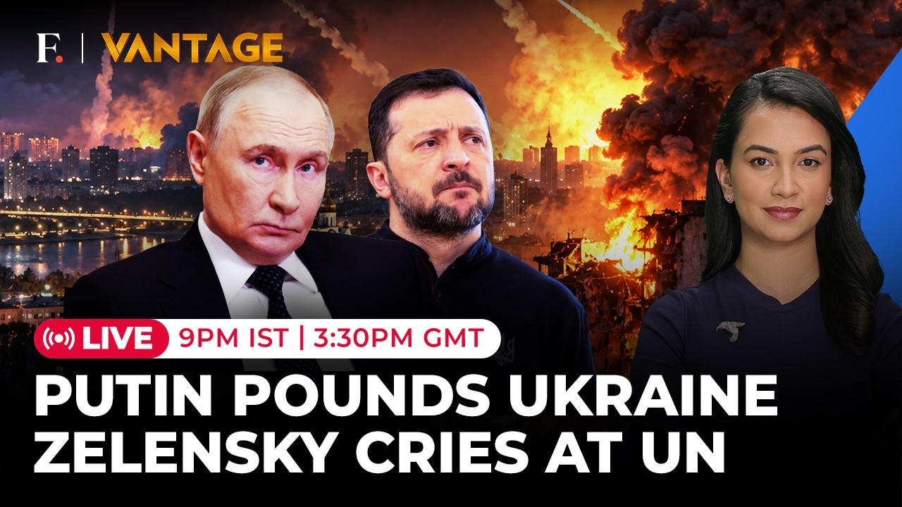 LIVE: ‘Painful…’: Zelensky ‘Breaks Down’ At UN As Putin’s Ferocious Blitz Burns Ukraine | Vantage