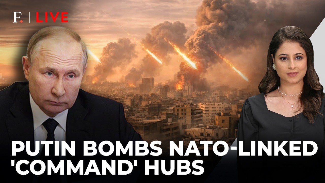 Putin Goes After Ukraine’s ‘Decision Centres’, Strikes NATO-Linked Arms Sites | Firstpost Live