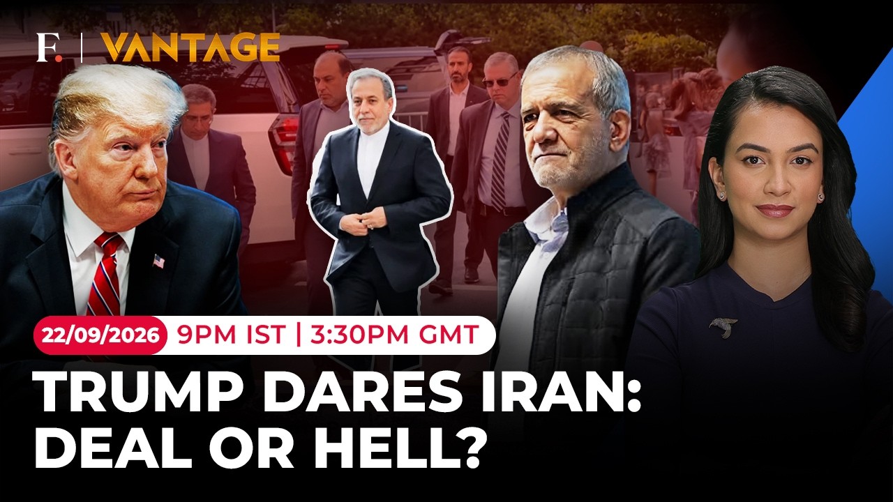 US-Iran War Live: Trump’s Big Hint At Deal, Iran’s ‘Boss Walk’ In New York | Vantage on Firstpost