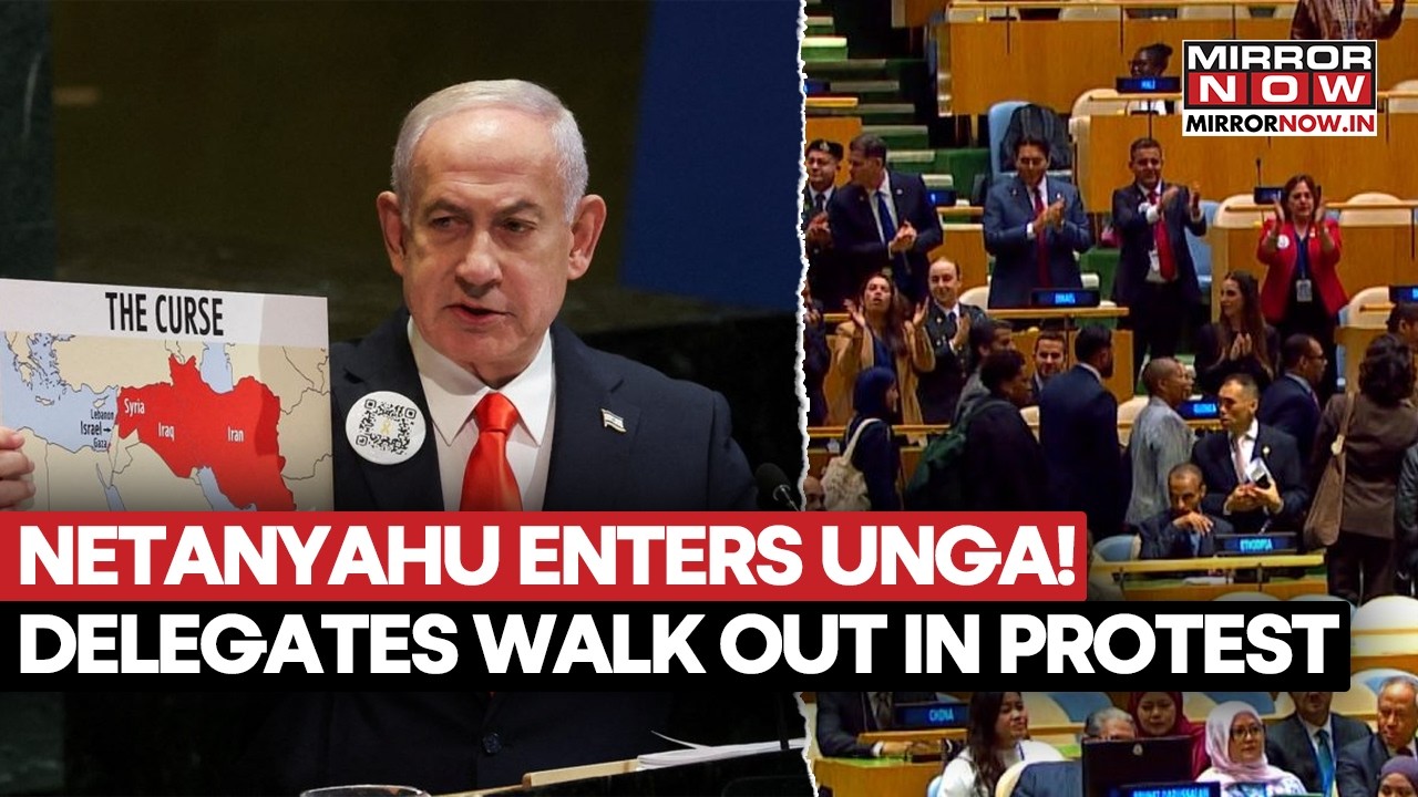 Netanyahu ‘Humiliated’ IN US, Delegates Walk Out In Protest AT UN: Showdown Leaves Hall In Chaos