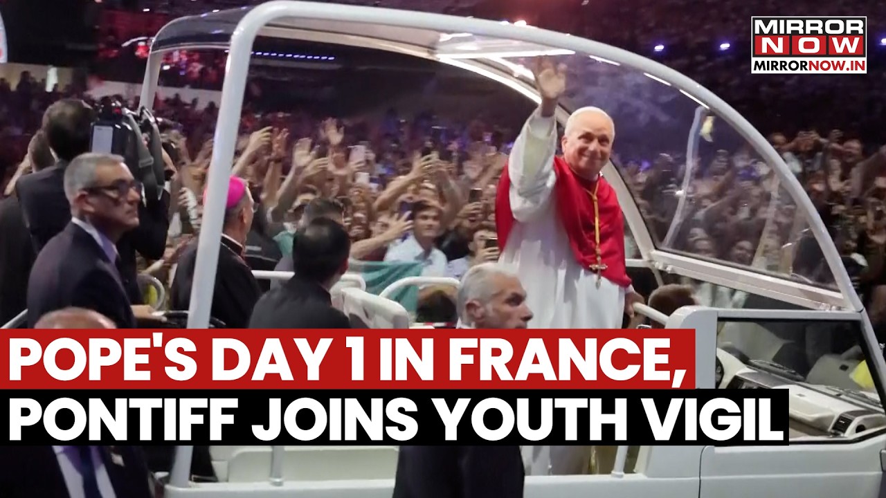 Pope Leo’s France Visit: Pontiff Joins Youth Vigil As First Day Of Trip Comes To An End | WATCH