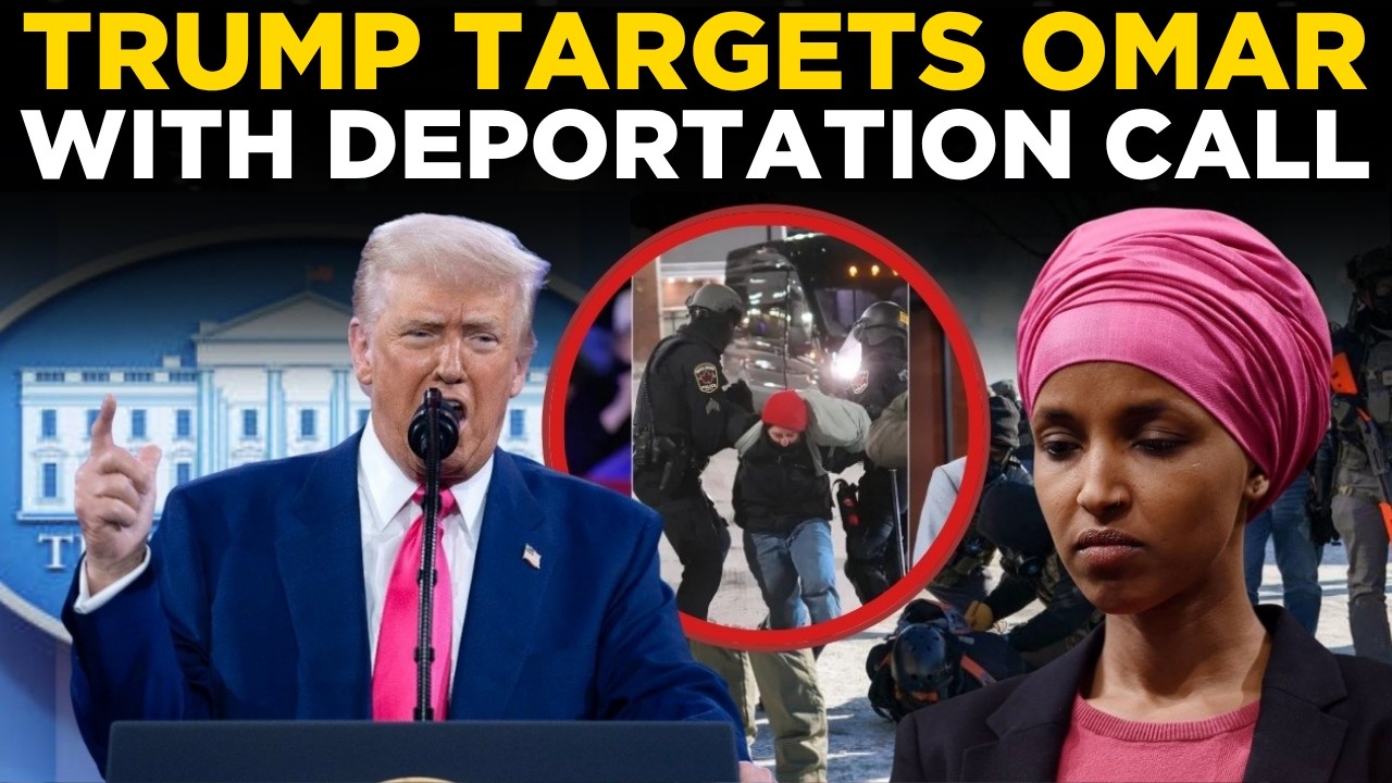 Trump vs Ilhan Omar LIVE: Deportation Call Sparks New Washington Clash | US POLITICS NEWS LIVE