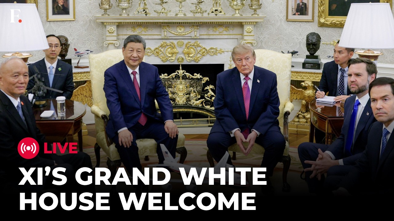 TRUMP-XI MEET LIVE: Trump Welcomes Xi at White House | AI, Trade, Iran, Taiwan Top US-China Talks