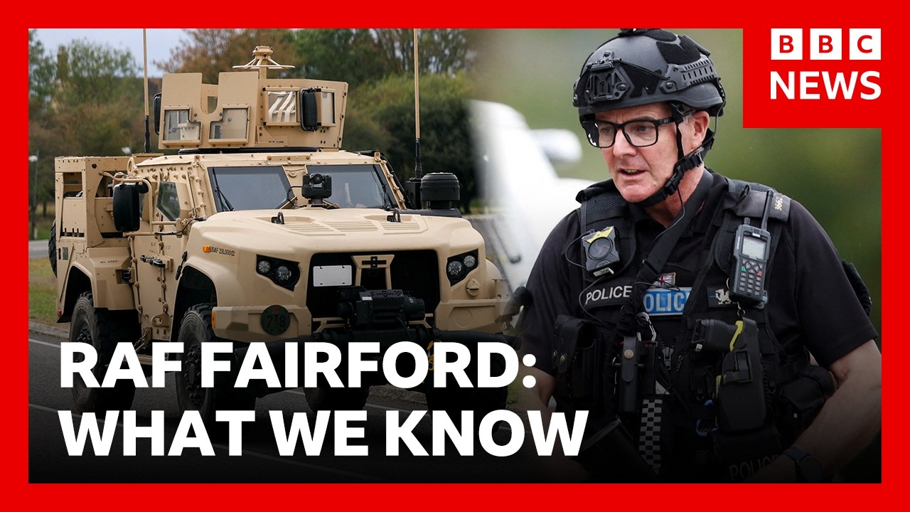 RAF Fairford incident: US military ‘working closely’ with UK | BBC News