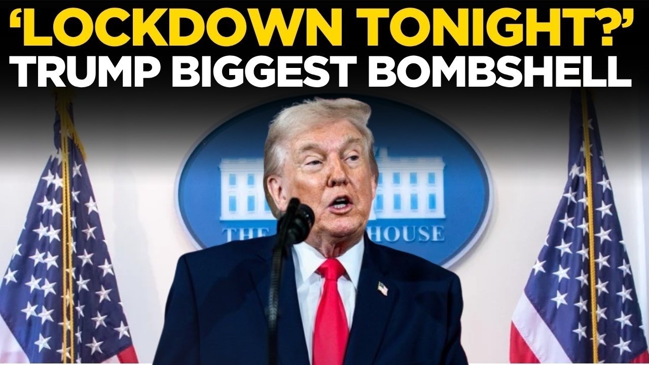 Trump LIVE: Trump’s ‘Lockdown’ Announcement Leaves America in Shock | Trump’s Oval Office Speech