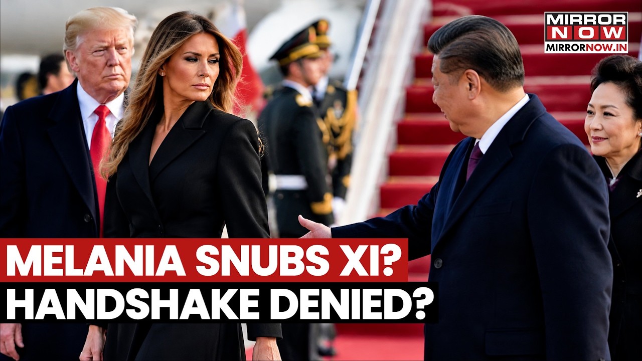 Melania Trump Steps Back From Xi Jinping, Refuses To Shake Hand? White House Moment Sparks Buzz