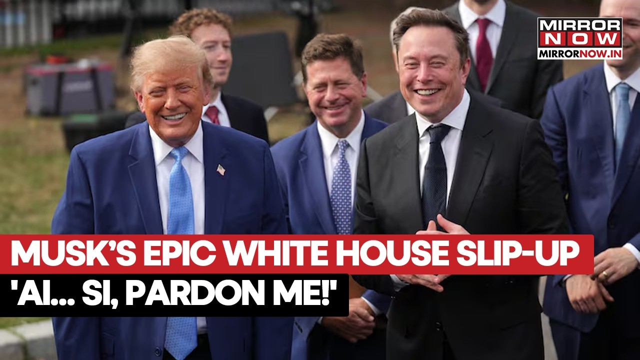 Musk ‘F*uckups’ At Trump’s AI Meet? Says ‘AI’ Then Remembers ‘SI’: Viral Slip Leaves US Laughing