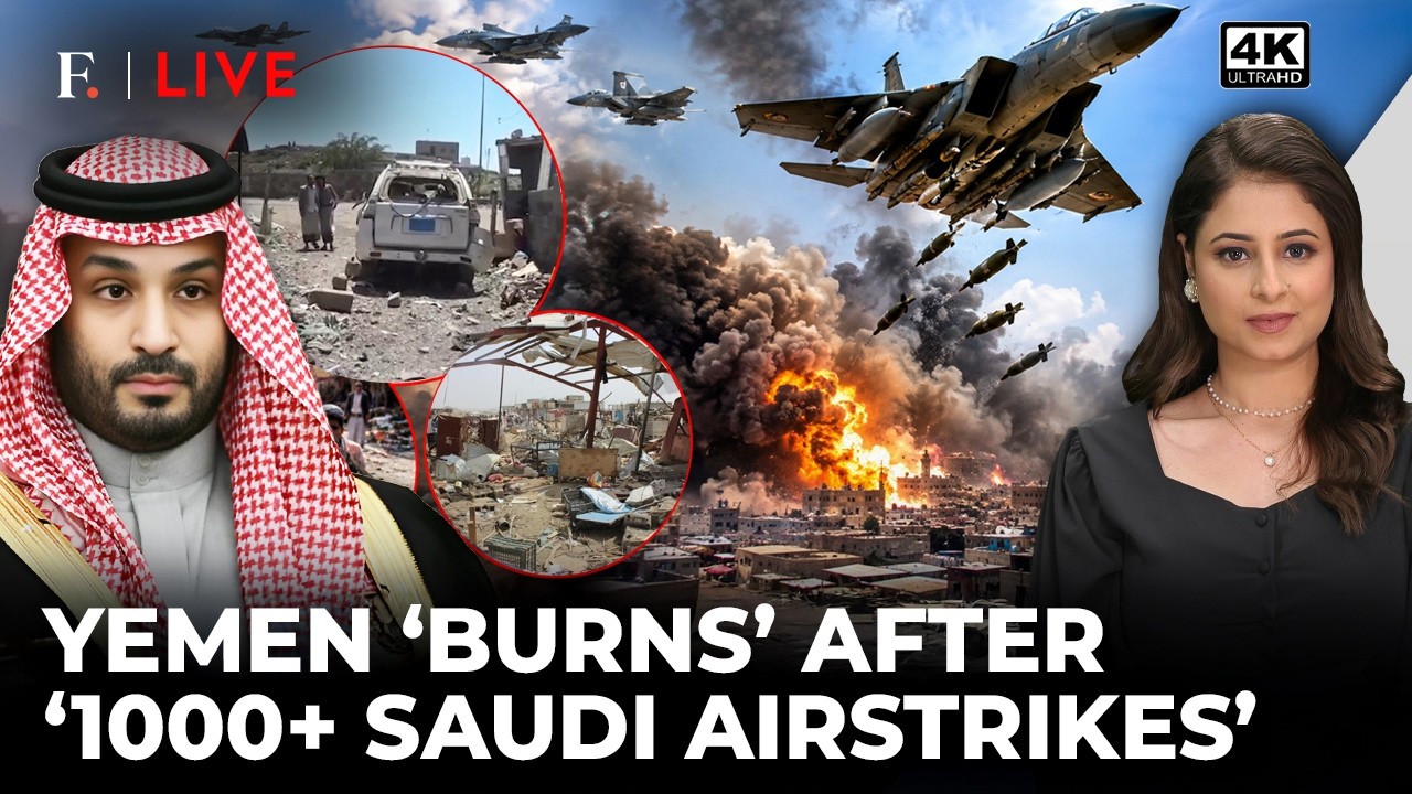 ‘Blood Spilled Unjustly And…’: Houthis Warn After Saudi Jets ‘Pound’ Yemen| Firstpost Live | 4K
