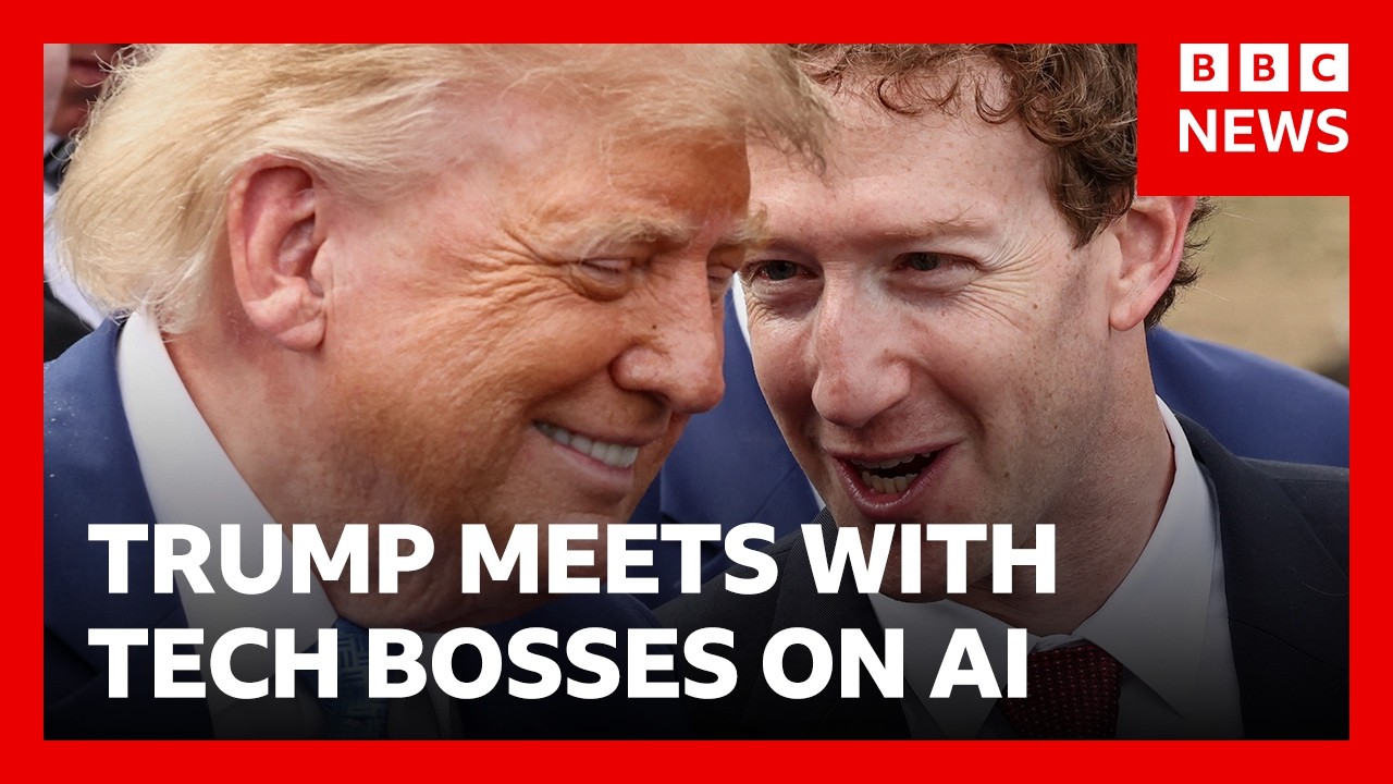 Trump says AI companies must ‘self-regulate’ | BBC News