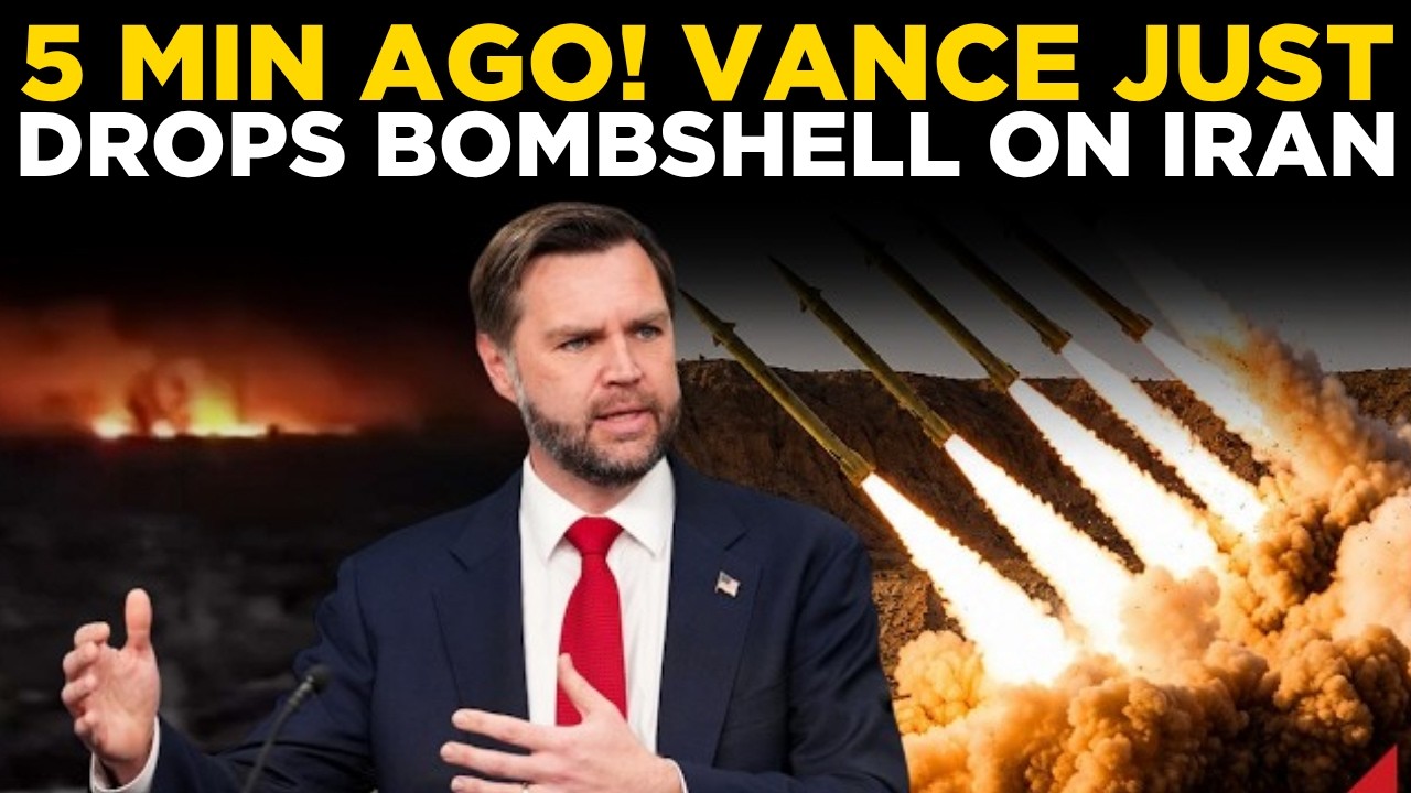 JD Vance LIVE: 5 Minutes Ago, Major Warning To Iran | Breaking News | US NEWS LIVE | TRUMP | IRAN