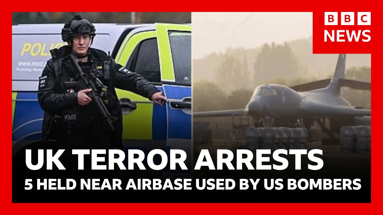 5 terror arrests at airbase used by US bombers – possible Iran link investigated | BBC News