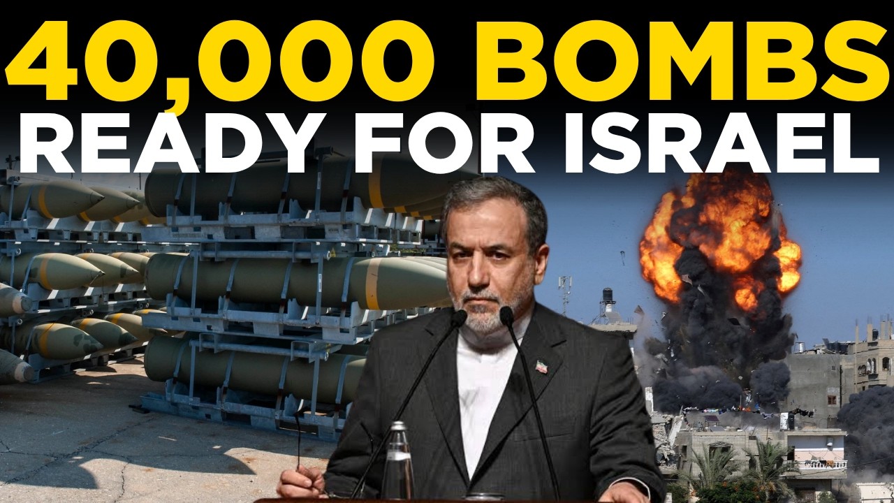US-Iran War LIVE: 40,000 Heavy Bombs Ready For Israel, Major Strike On Iran Ahead? | WORLD NEWS LIVE