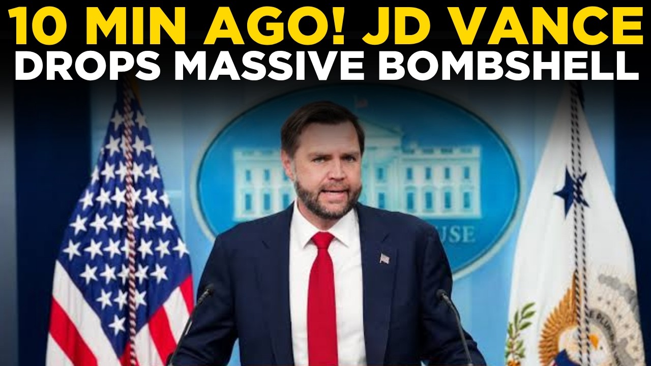 JD Vance LIVE: Major White House Announcement Just Revealed | Breaking News LIVE | US NEWS