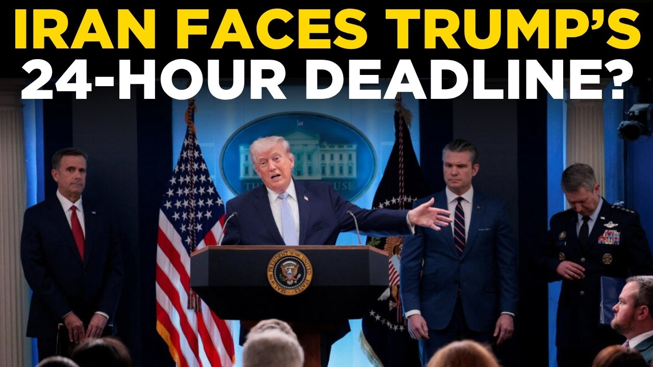 Trump  LIVE: 24-Hour Deadline? Latest Breaking Developments From The Middle East | US IRAN NEWS LIVE