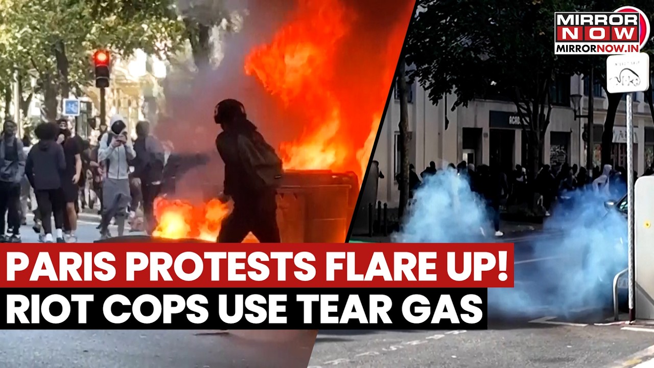 France Student Protests: Cops Use Tear Gas, Mobs Burn Barricades As Unrest Spreads Across Paris