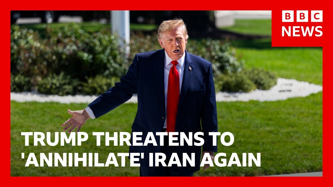Donald Trump threatens to “annihilate” Iran again. But when? | BBC News
