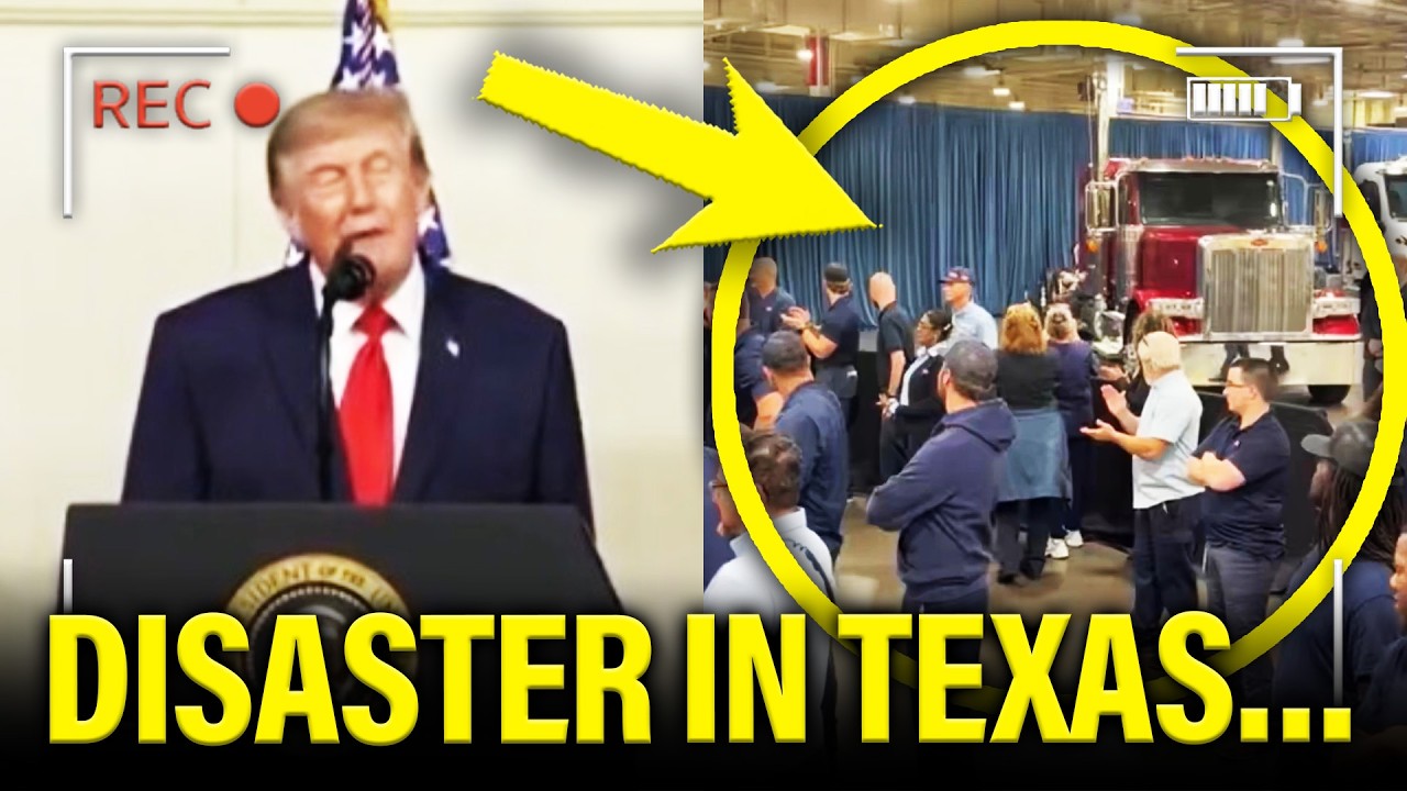 Trump has DISASTER SPEECH before TINY CROWD…IN TEXAS!!