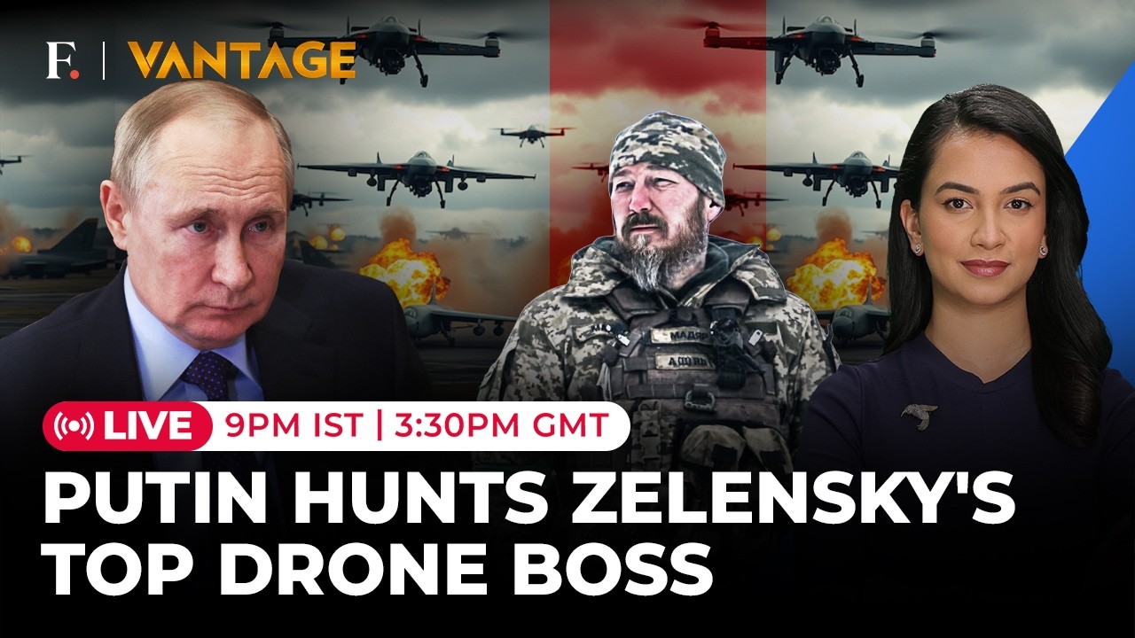 LIVE: ‘Eliminate & Get $20 Million’: Putin Puts Bounty On Ukraine’s Top Drone Commander | Vantage