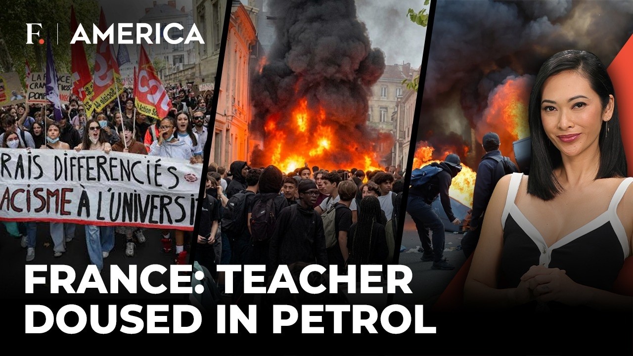 France Protests: Teacher Doused in Petrol, Students Set Schools on Fire | Firstpost America